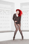 V-Ausschnitt-Sweater