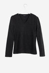 V-Ausschnitt-Sweater
