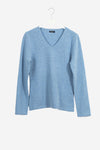 V-Ausschnitt-Sweater